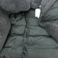 MAX MARA 149603266 Women's FRISIA Teddy Long Coat with QR Code, Fur and Down, Polyester, Dark Gray