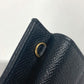 Salvatore Ferragamo wallet, coin purse, crossbody pouch, Gancini logo, card and coin case with chain, business card holder, coin case, leather, women's, black