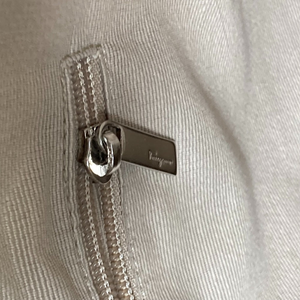 Salvatore Ferragamo 靴 斜め掛け ヴァラ リボン パンプスデザイン スパンコール 2WAY カバン ハンドバッグ ショルダーバッグ ナイロン/レザー レディース ブラック