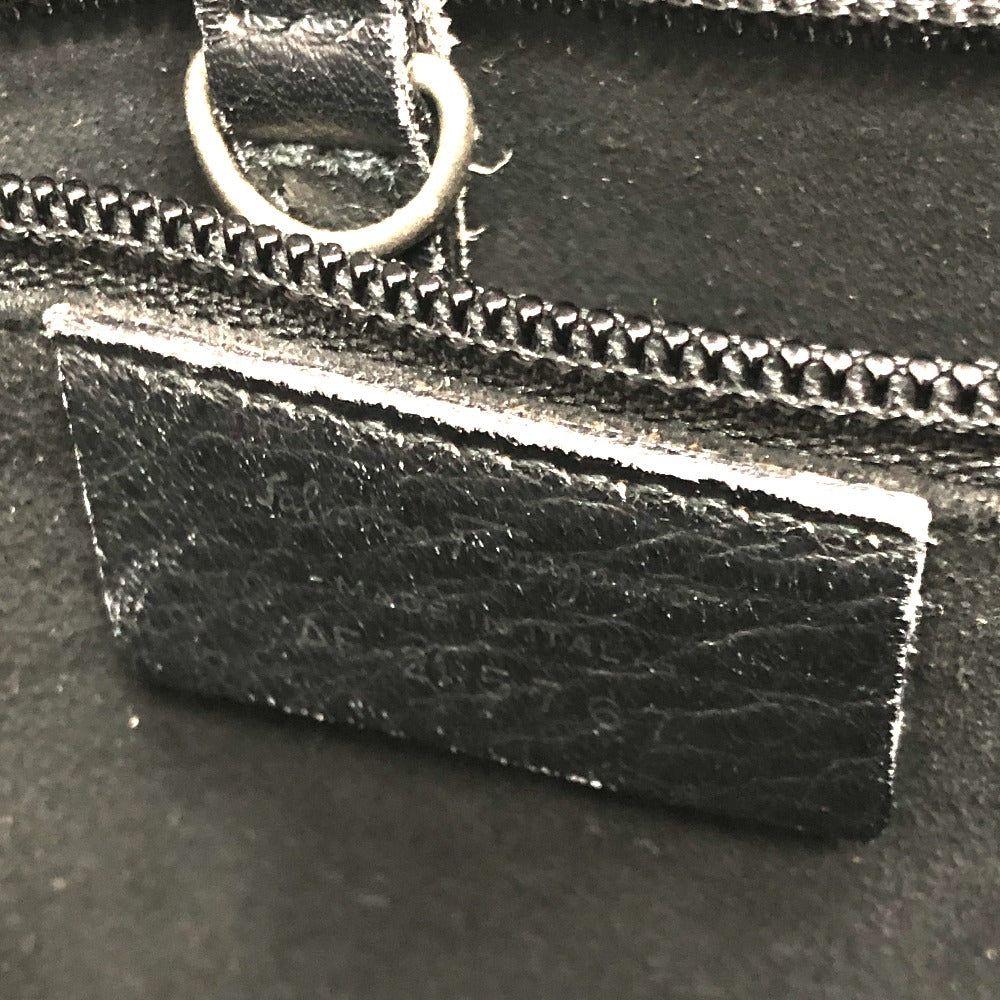 Salvatore Ferragamo ガンチーニ 肩掛けバック カバン トートバック バック トートバッグ レザー レディース ブラック