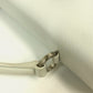 Salvatore Ferragamo Gancini 2-Way Crossbody Handbag in White Leather