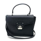 Salvatore Ferragamo Gancini Shoulder Bag, Handbag, Leather, Women's, Black