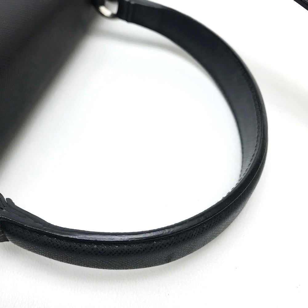 Salvatore Ferragamo Gancini Shoulder Bag, Handbag, Leather, Women's, Black