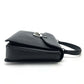 Salvatore Ferragamo Gancini Shoulder Bag, Handbag, Leather, Women's, Black