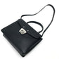 Salvatore Ferragamo Gancini Shoulder Bag, Handbag, Leather, Women's, Black
