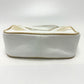 Salvatore Ferragamo BA214183 Vara Ribbon Shoulder Bag in White Leather