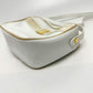 Salvatore Ferragamo BA214183 Vara Ribbon Shoulder Bag in White Leather