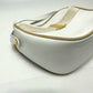 Salvatore Ferragamo BA214183 Vara Ribbon Shoulder Bag in White Leather