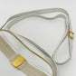 Salvatore Ferragamo BA214183 Vara Ribbon Shoulder Bag in White Leather
