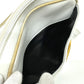 Salvatore Ferragamo BA214183 Vara Ribbon Shoulder Bag in White Leather