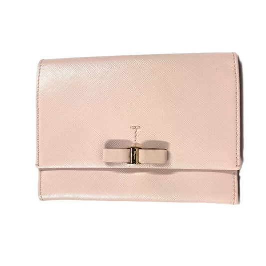 Salvatore Ferragamo ストラップ付 ヴァラ リボン りぼん ポーチ フラップ クラッチバッグ レザー レディース ピンク