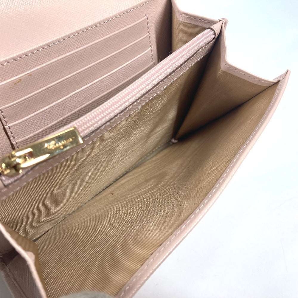 Salvatore Ferragamo ストラップ付 ヴァラ リボン りぼん ポーチ フラップ クラッチバッグ レザー レディース ピンク