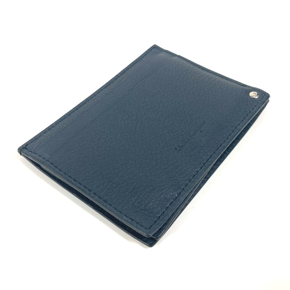 Salvatore Ferragamo Logo Business Card Holder, Pass Case, Card Case, Leather, Unisex, Multicolor