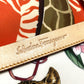 Salvatore Ferragamo Animal Print Tiger Shoulder Bag, Nylon Tote Bag, Multicolor
