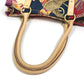 Salvatore Ferragamo Animal Print Tiger Shoulder Bag, Nylon Tote Bag, Multicolor