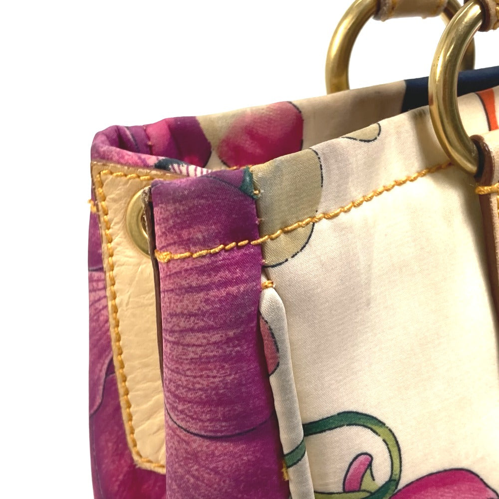 Salvatore Ferragamo Animal Print Tiger Shoulder Bag, Nylon Tote Bag, Multicolor