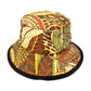 Salvatore Ferragamo Leopard Animal Print Quilted Hat, Polyester, Women's, Multicolor