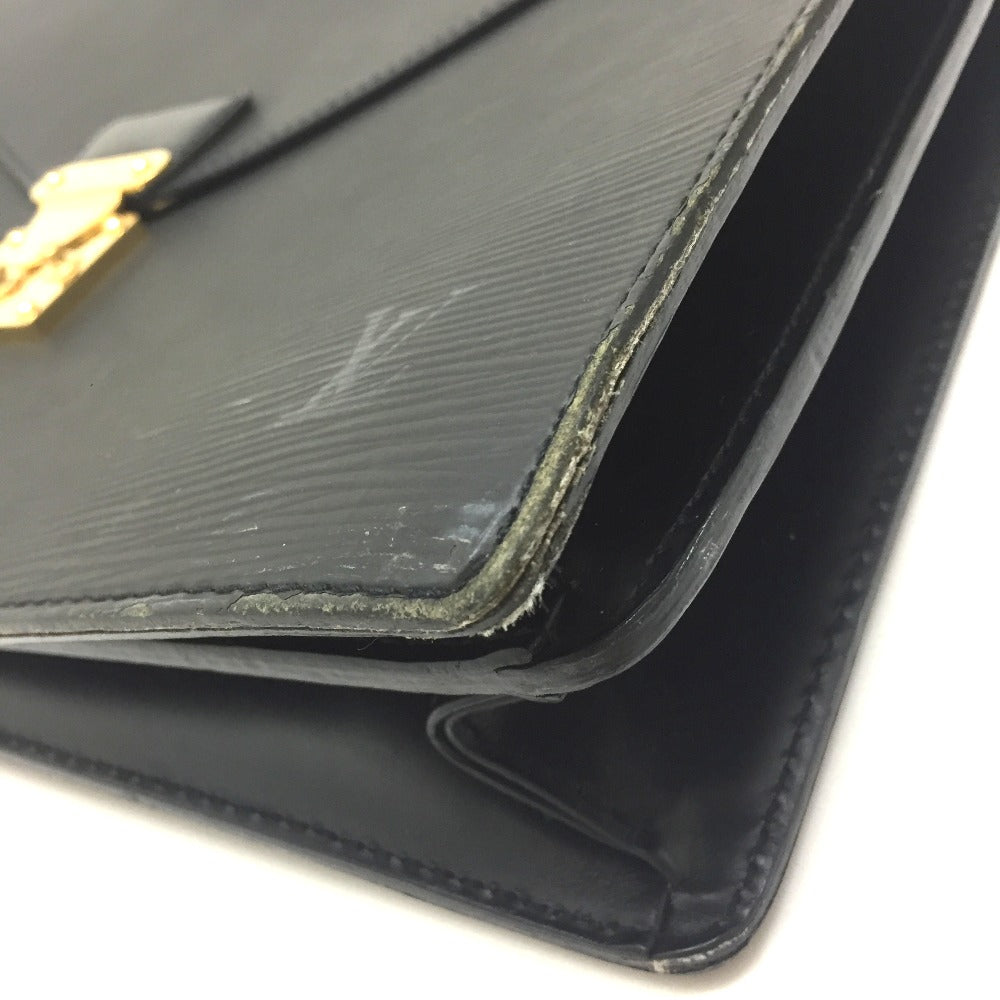LOUIS VUITTON M54412 Epi Ambassador Briefcase, Men's Epi Leather Business Bag in Creel Black