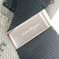 Salvatore Ferragamo ロゴ ポシェット カバン 斜め掛け ショルダーバッグ コーティングキャンバス ユニセックス グレー