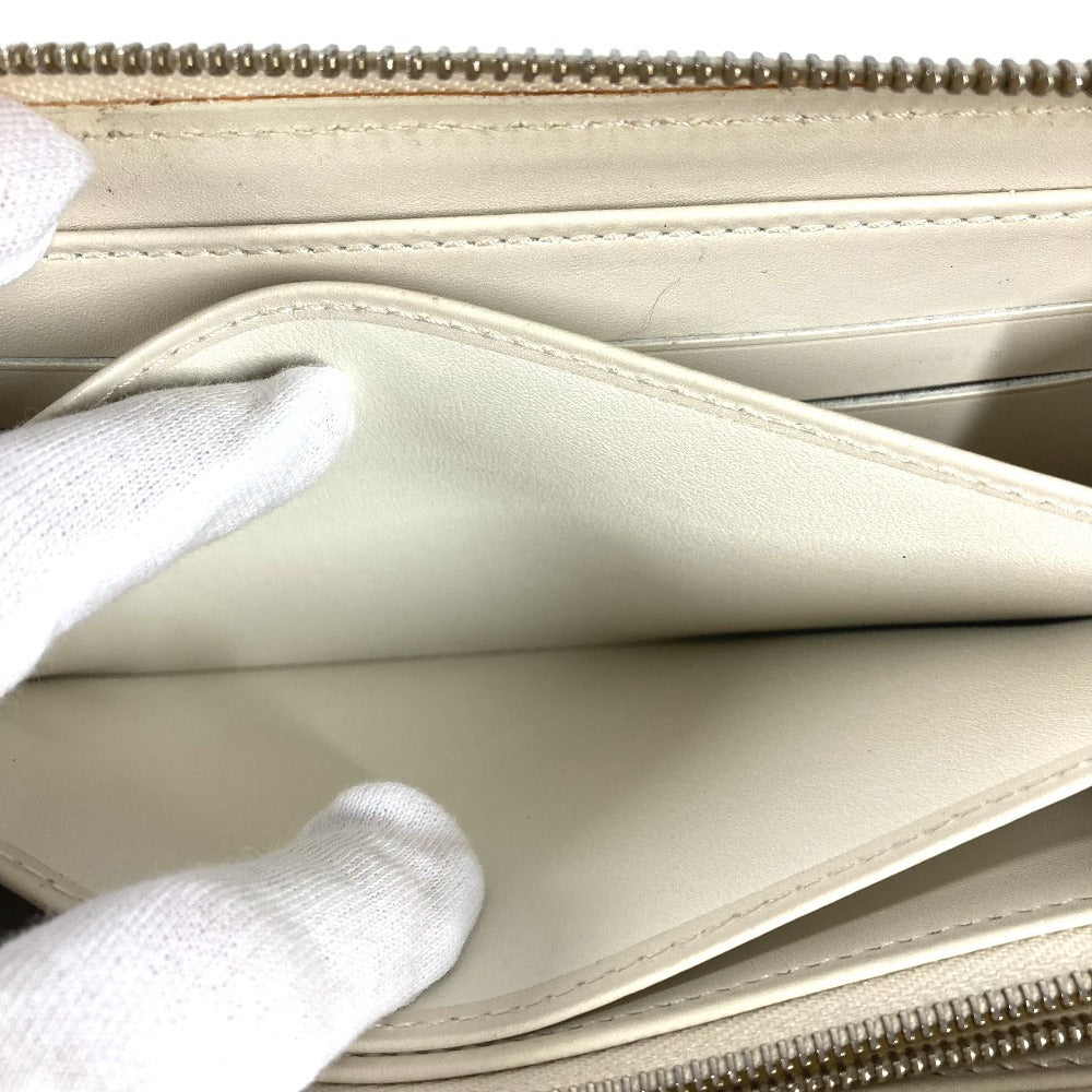 LOUIS VUITTON M91471 MonogramVernis Zippy Wallet Zip Around Long Wallet Long Wallet MonogramVernis Perle White Used