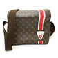 LOUIS VUITTON M41431 モノグラム チャイナラン ナヴィグリオ 2008年限定 ショルダーバッグ モノグラムキャンバス ユニセックス ブラウン