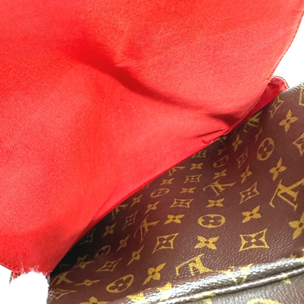 LOUIS VUITTON M41431 モノグラム チャイナラン ナヴィグリオ 2008年限定 ショルダーバッグ モノグラムキャンバス ユニセックス ブラウン