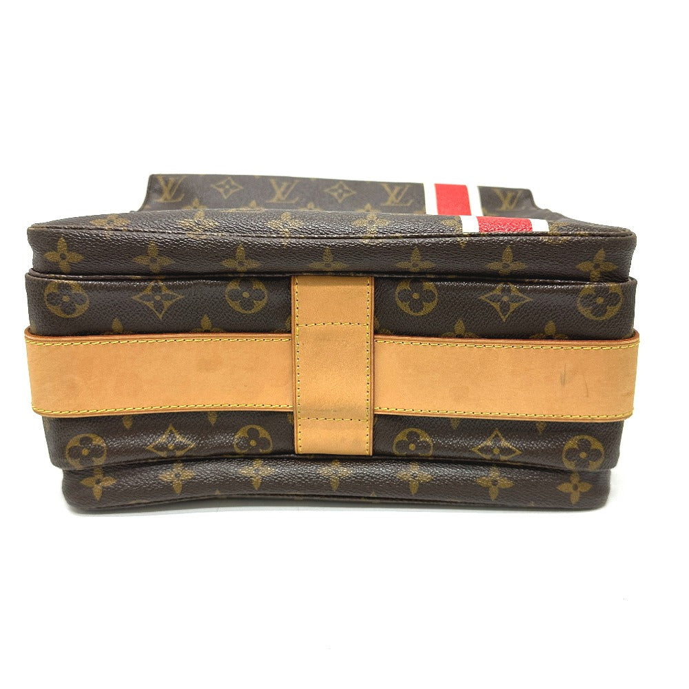 LOUIS VUITTON M41431 モノグラム チャイナラン ナヴィグリオ 2008年限定 ショルダーバッグ モノグラムキャンバス ユニセックス ブラウン
