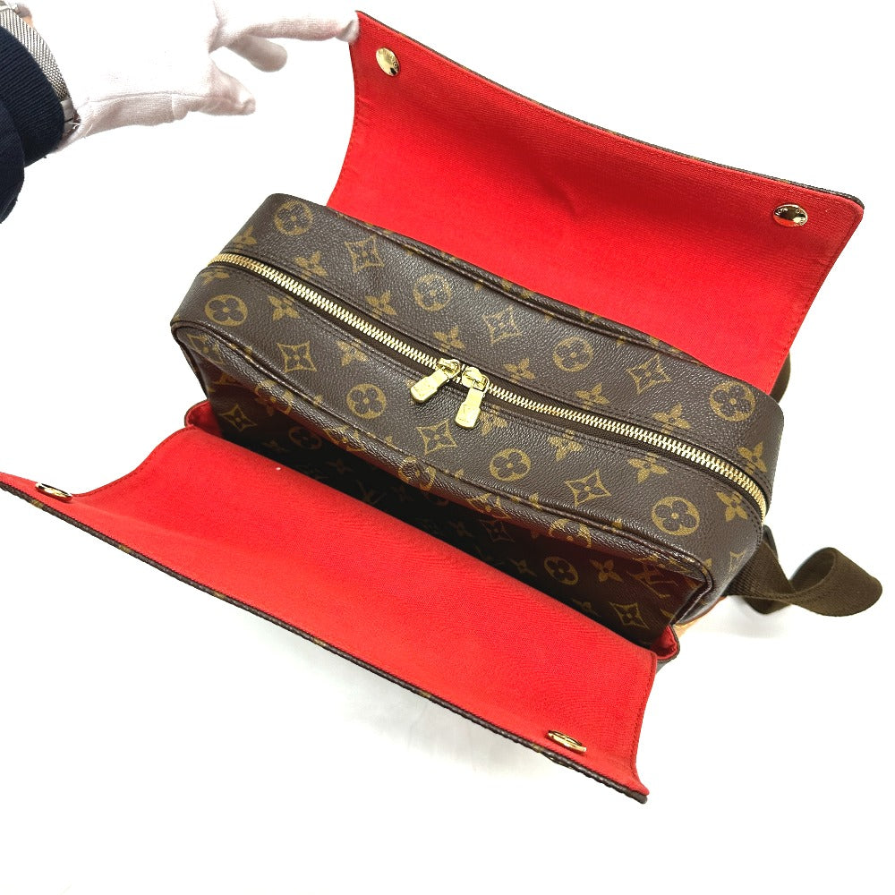 LOUIS VUITTON M41431 モノグラム チャイナラン ナヴィグリオ 2008年限定 ショルダーバッグ モノグラムキャンバス ユニセックス ブラウン