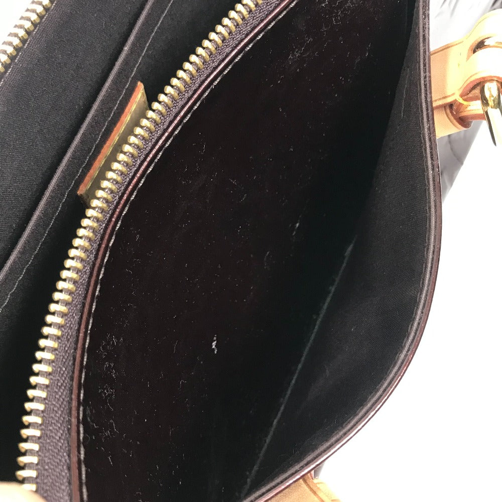 LOUIS VUITTON M93510 モノグラムヴェルニ ローズウッド アヴェニュー カバン 肩掛け ショルダーバッグ パテントレザー レディース アマラント ワインレッド