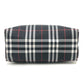 BURBERRY London Check pattern Cosmetics Pouch Pouch Canvas Black Used