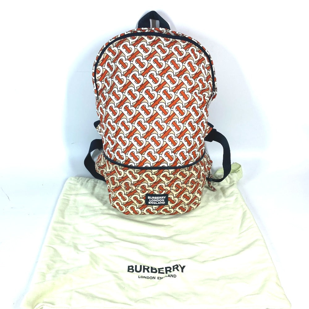 BURBERRY ボディバッグ ウエストポーチ ベルトバッグ TBロゴ バックパック カバン 2WAYバッグ リュックサック ナイロン ユニセックス オレンジ - brandshop-reference
