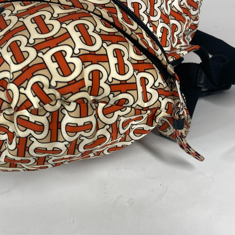 BURBERRY ボディバッグ ウエストポーチ ベルトバッグ TBロゴ バックパック カバン 2WAYバッグ リュックサック ナイロン ユニセックス オレンジ - brandshop-reference