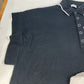 BURBERRY 8015131 Women's Black Cotton Poncho with TB Logo Two-Tone Print