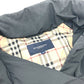 BURBERRY ロンドン ダウン ベスト アパレル 袖なし チェック アウター フードファー フード付き ダウンベスト ナイロン レディース ブラック