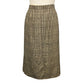 Burberrys Overall handle Suit set (jacket and skirt) with double-breasted jacket and skirt in a houndstooth pattern. Apparel. setup cotton Brown Used