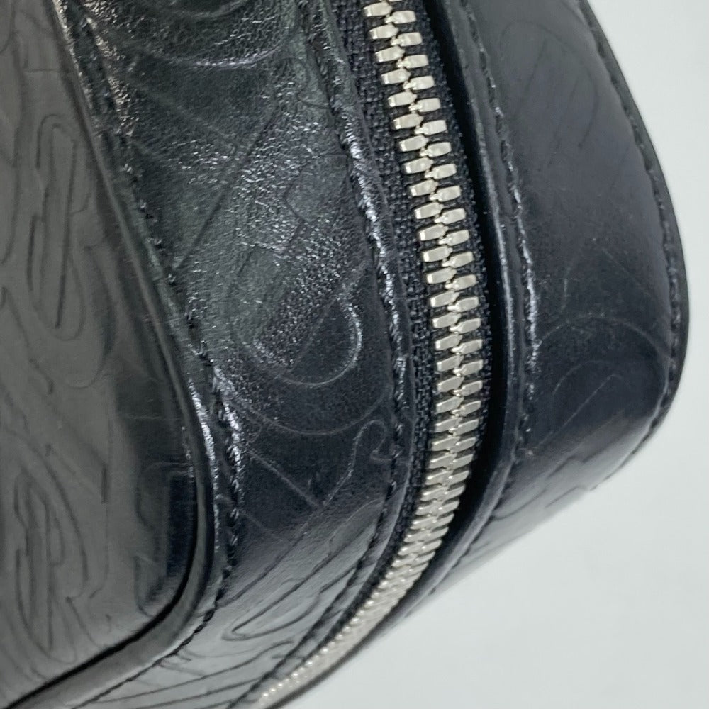 BURBERRY 8014391 Handbag, Crossbody, TB, 2-Way Shoulder Bag, Business Bag, Leather, Men's, Black