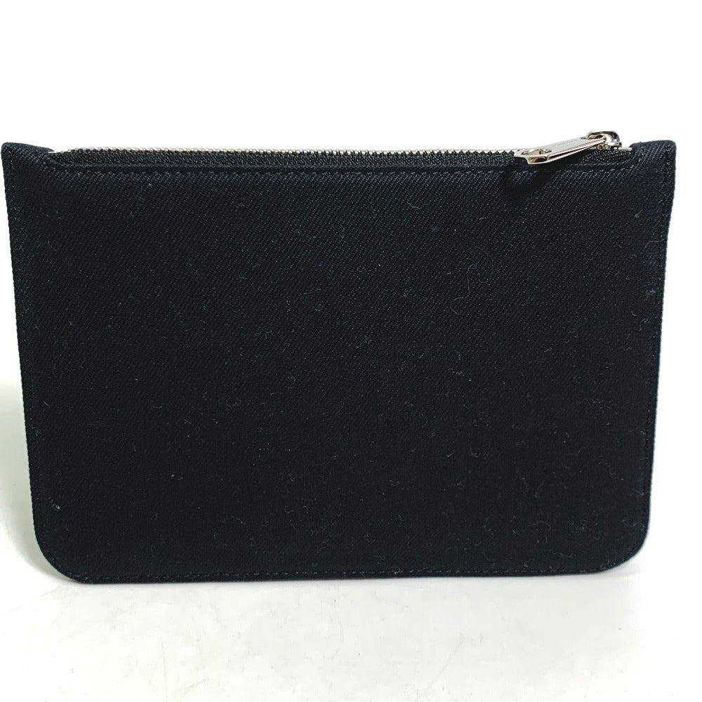 BURBERRY LOVE Makeup Pouch, Coin Case, Clutch Bag, Pouch, Canvas, Women's, Black