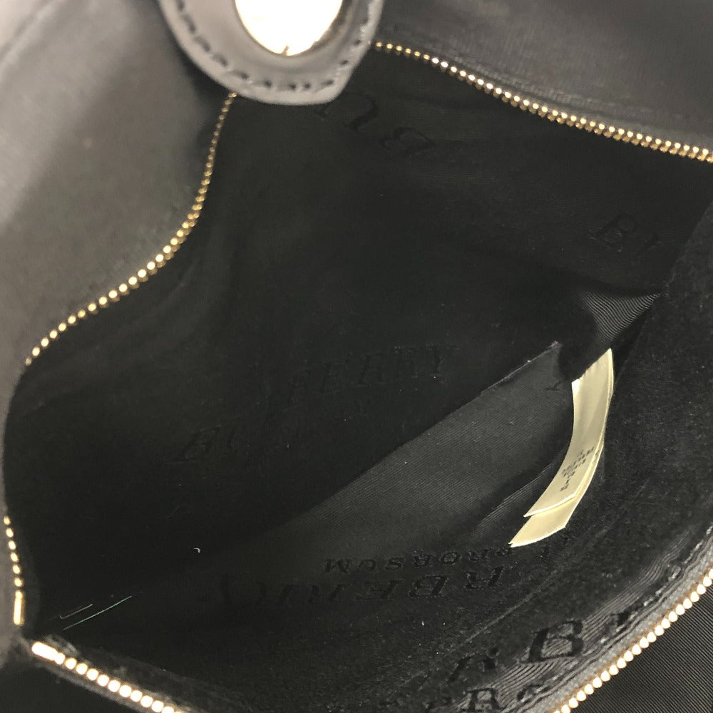 BURBERRY Burberry Prorsum Big Crush-in-Heart Print - All-over heart pattern Drawstring Handbag Tote Bag Pony-Hair/Leather Brown/Black Used