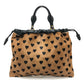 BURBERRY Burberry Prorsum Big Crush-in-Heart Print - All-over heart pattern Drawstring Handbag Tote Bag Pony-Hair/Leather Brown/Black Used