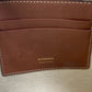 BURBERRY TB Print Clutch Bag, Zippered PVC/Leather, Men's, Brown