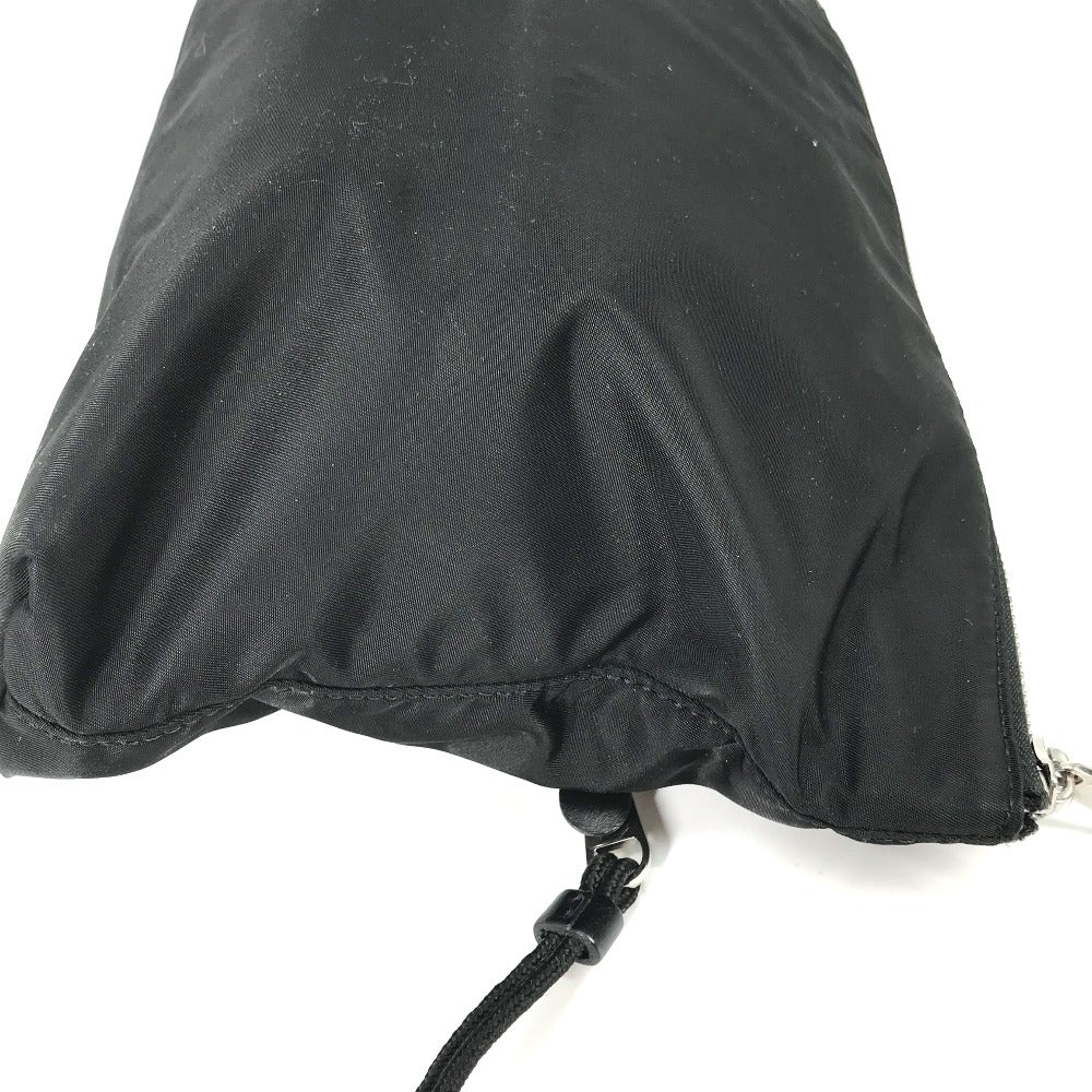 BURBERRY 8014756 Horseferry Clutch Bag, Nylon, Men's, Black