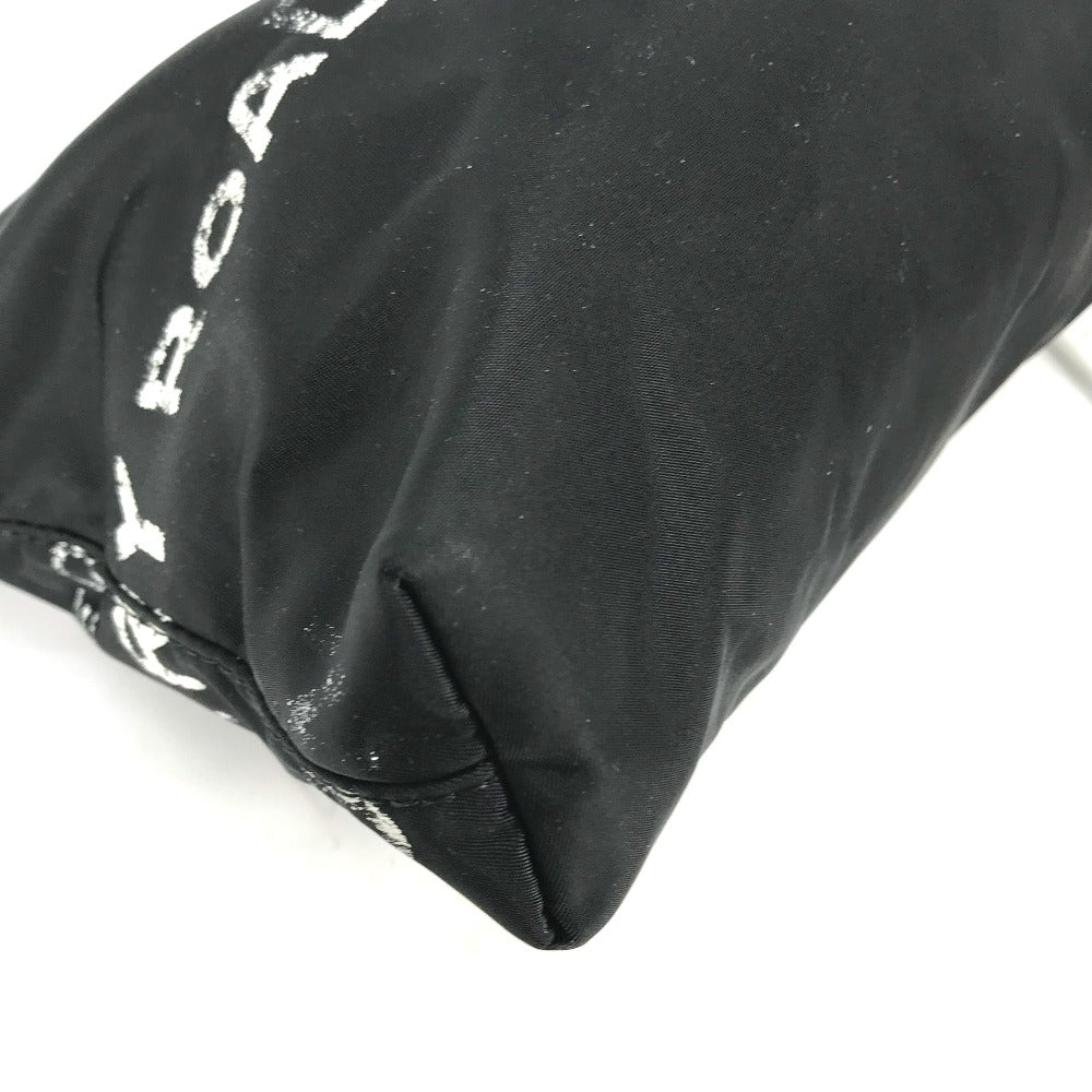 BURBERRY 8014756 Horseferry Clutch Bag, Nylon, Men's, Black