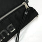 BURBERRY 8014756 Horseferry Clutch Bag, Nylon, Men's, Black
