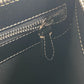 BURBERRY logo handbag, 2-way bag, clutch bag, men's, gray