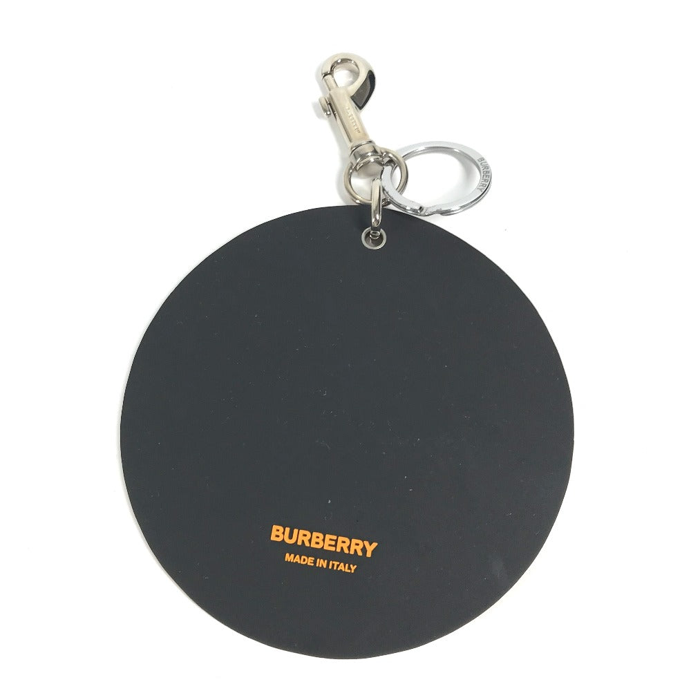 BURBERRY ロゴ シャーク 鮫 バッグチャーム キーホルダー ラバー レディース オレンジ