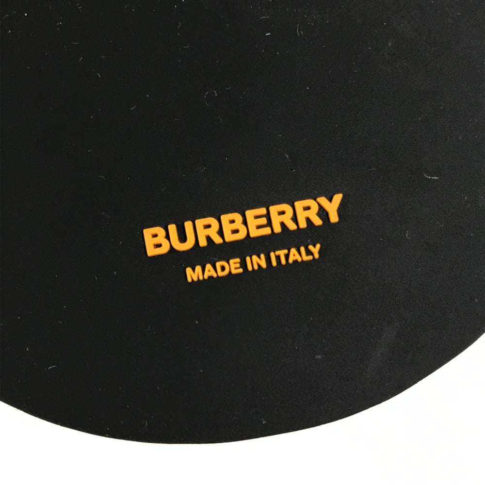 BURBERRY ロゴ シャーク 鮫 バッグチャーム キーホルダー ラバー レディース オレンジ