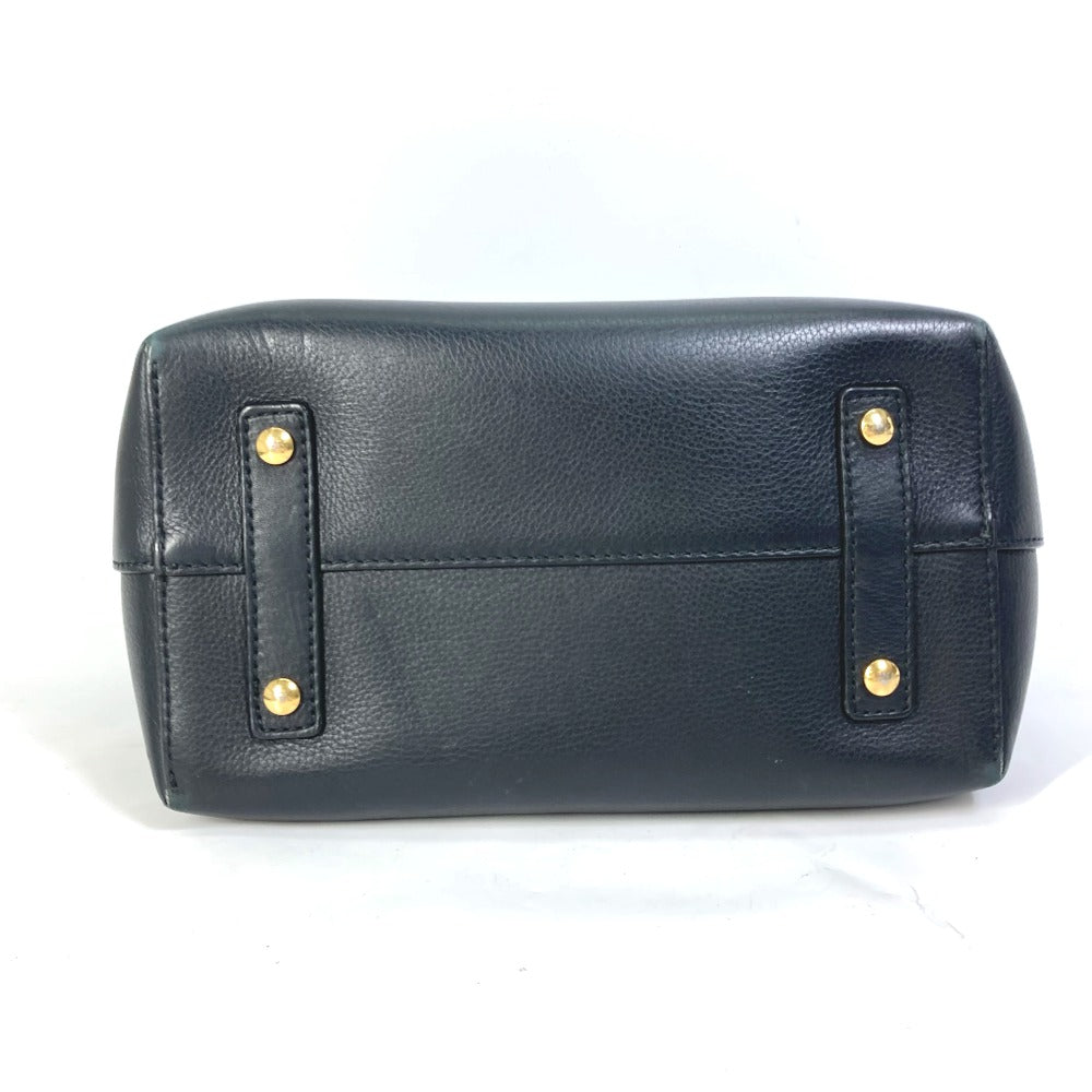 BURBERRY 4076733 Handbag, Shoulder Bag, Logo Belt Bag, 2-Way Shoulder Bag, Leather, Women's, Black