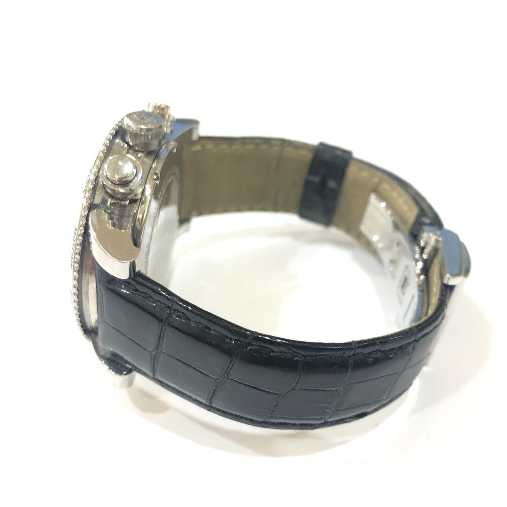 CORUM 983.201.20 Classic GMT Automatic Watch with See-Through Back, Stainless Steel, Men's, Silver