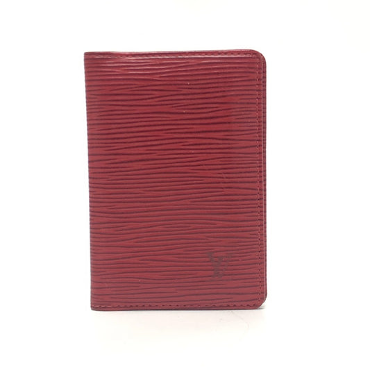 LOUIS VUITTON M6358E オーガナイザー・ドゥ・ポッシュ 名刺入れ パスケース カードケース エピレザー レディース レッド