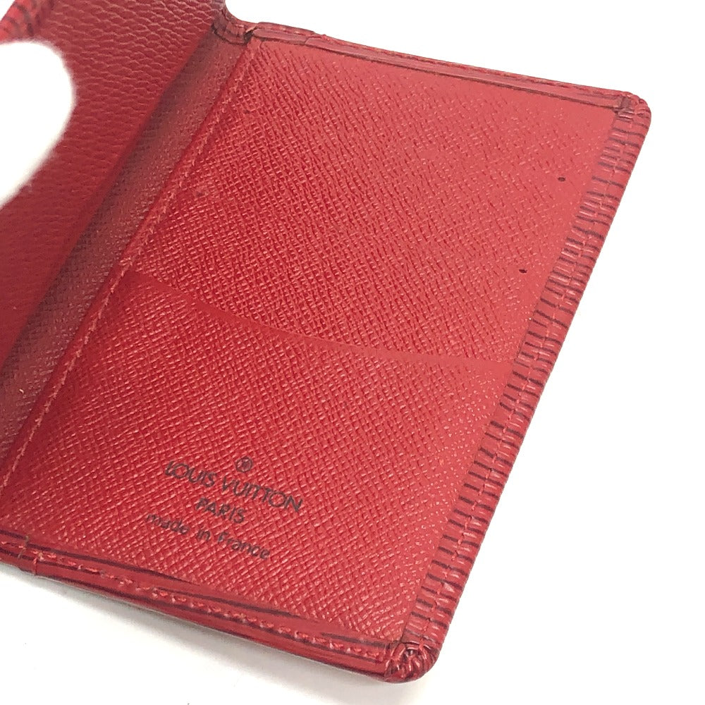 LOUIS VUITTON M6358E Organizer de Poche Business Card Holder, Pass Case, Card Case, Epi Leather, Women's, Red